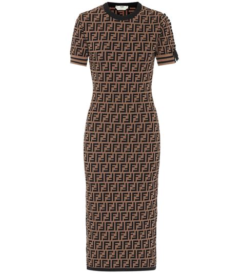 fendi bluse|fendi brown cotton dress.